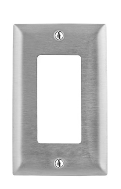 Wall Plate - Ground Fault - Stainless Steel