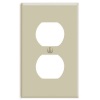 Wall Plate - Duplex - Plastic - Ivory