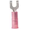 Flanged Spade Terminals - 22-18 - Screw Size #8 - Red - 6/Pack