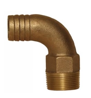 Bronze MNPT Elbow Adapter - 3/4" NPT