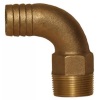 Bronze MNPT Elbow Adapter - 1-1/4" NPT