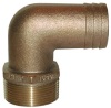 Hose Connector Barb Elbow - Bronze Standard Flow - 3"