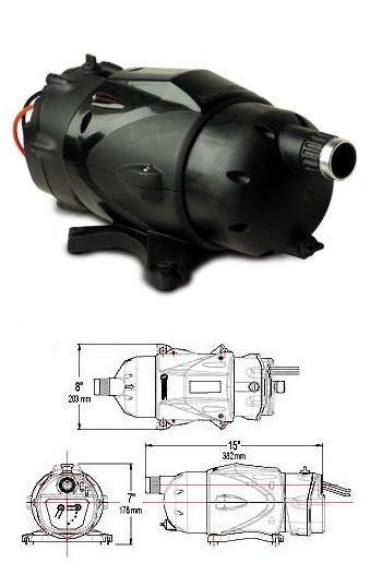 Headhunter X-Caliber Saltwater Pressure System Pump - 12-24 VDC