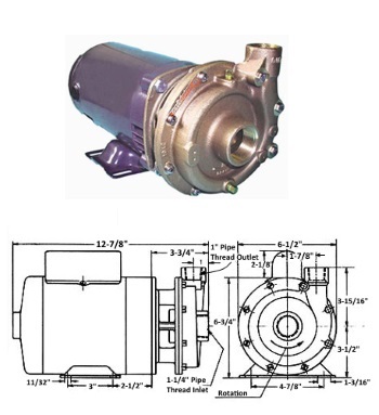 Model 109MB Centrifugal Pump - 60 GPM