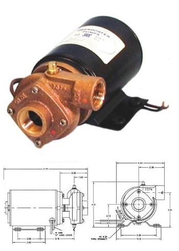 Oberdorfer Model 172B Centrifugal Pump - 18 GPM - 24 VDC