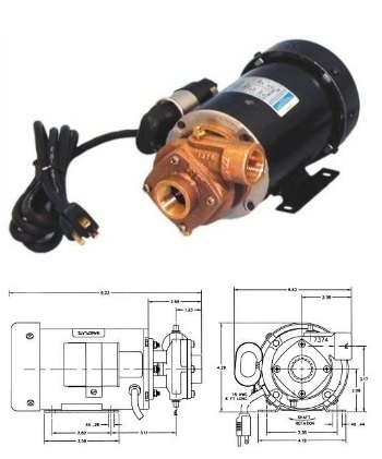 Oberdorfer Model 172B Centrifugal Pump - 18 GPM - 115 VAC