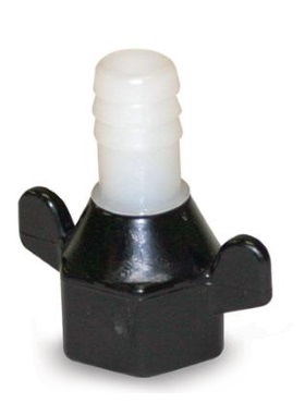 Nylon Pump Fitting - Straight - Wingnut Swivel Style - 5/8"