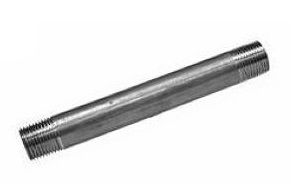 Pipe Nipple - NPT 1" Diameter - Type 316 Stainless - 1-1/2"(Close)