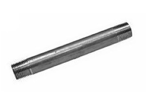 Pipe Nipple - NPT 3/4" Diameter - Type 316 Stainless - 3"