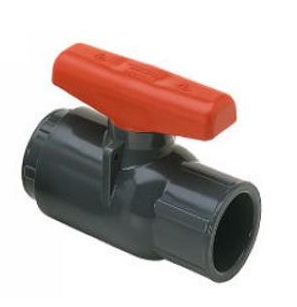 Compact Ball Valve - PVC - Threaded - 1/2"