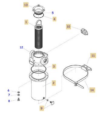 Stainless Steel Filter Basket - 1"