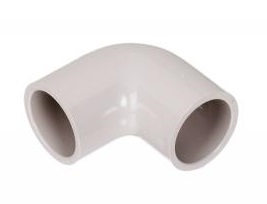 90-Degree Slip Elbow - Schedule 40 White PVC - 3/4"