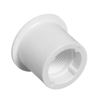 Reducing Bushing - FTP - Schedule 40 White PVC - 3/4" x 1/2"