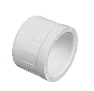 Slip Cap - Schedule 40 White PVC - 1/2"