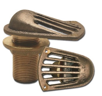 Hull Strainer - Buck Algonquin Hi-Speed - Bronze - 1-1/4"