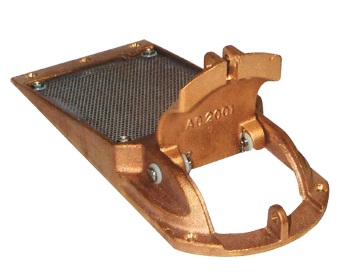 Hull Strainer - Groco APHS Hinged Door - Bronze - 10.25"	