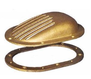 Hull Strainer - Slot Scoop - Bronze - 6.82"