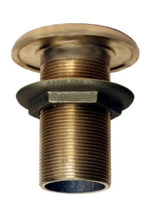 Bronze Thru-Hull & Nut - 1/2"