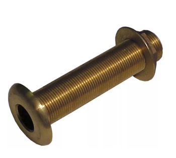 Bronze Thru-Hull & Nut - 1" Extra Long