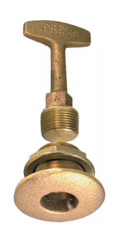 Garboard Drain Plug with T-Handle - Cast Bronze