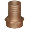 Tailpiece Connector - Straight - Bronze - 3/4"