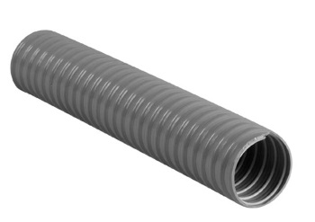 Wire Reinforced Flex Hose - Grey - 1-1/2"  - Per Foot