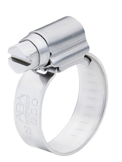 ABA 316 Stainless Hose Clamp - #4 - 10/Box