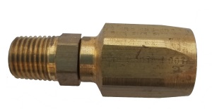 Male NPTF Pipe - Rigid - 1/4" NPT - 5/16" Hose ID