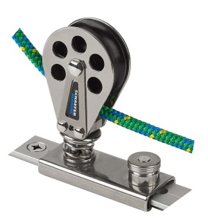 Spring-Loaded Block on Lined Slide - 1-1/4" T-Track - Max Line 9/16"