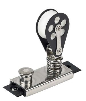 Block/Lined Slide/Alum Cheek - 1" Track - Sheave Dia 1-7/16"