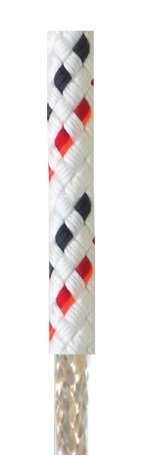 New England Ropes VPC - Vectran-Polyolefin / Polyester - White - 3/8"