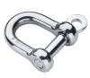 Forged "D" Shackle - Stainless Steel - 1/4"
