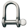 "D" Shackle - Stainless Steel - 1/8"