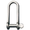 Long "D" Shackle - Stainless Steel - 3/8"