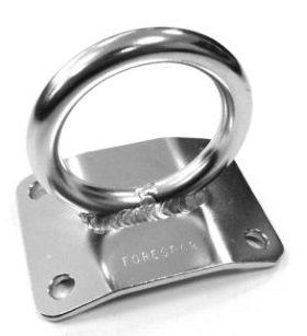 Forespar Mast Pad Eye - Stainless Steel - Curved Base