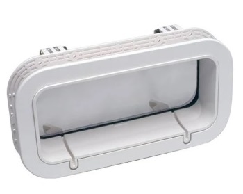 "Rain Drain" Opening Port - 7" x 14" - Spigot 2"