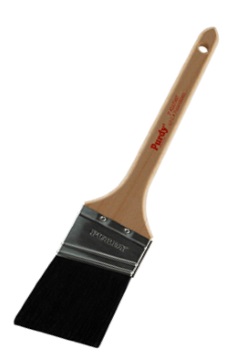 "Adjutant" Black China Bristle Brush - 1"