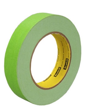 3M Green Masking Tape #256 - 3/4" - 12/Sleeve