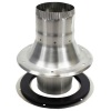 Dickinson Heater Deck Fitting with Dress Ring - Stainless Steel