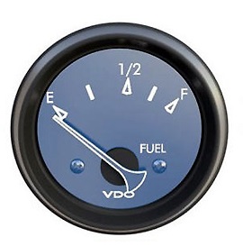 Allentare Fuel Level Gauge - Grey Dial