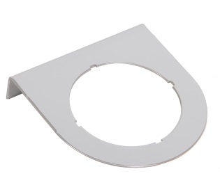 1-Hole Mounting Panel - Chrome