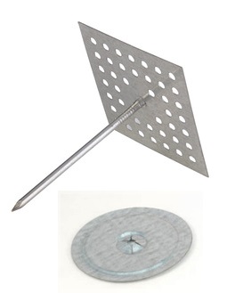 Perforated Plate Insulation Hanger - Mild Steel