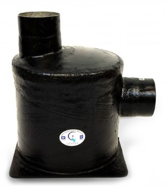 Muffler - 5" Side In / Top Out - Vernalift - 12" X 12"