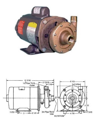 Model 104M Centrifugal Pump - 24 GPM