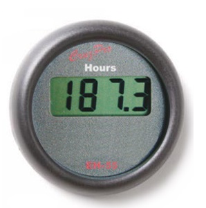 EH55 Digital Engine Hours Gauge - Round