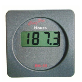 EH55 Digital Engine Hours Gauge - Square