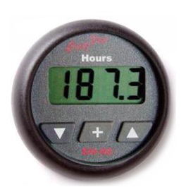 EH60 Digital Engine Hours/Elapsed Time Gauge - Round