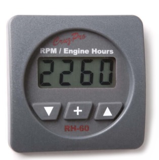 EH60 Digital Engine Hours/Elapsed Time Gauge - Square