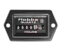 Rectangle/Black Engine Hour Meter - 10-80V