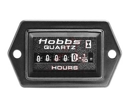 Rectangle/Black Engine Hour Meter - 10-80V